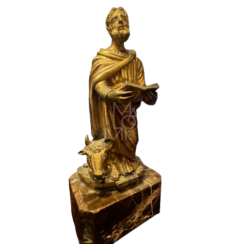 Scultura in bronzo dorato del diciassettesimo secolo