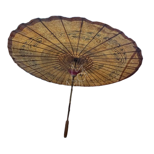 Rare 1946 Chinese Oil-Paper Parasol Executive Headquarters Military Mediation Commission