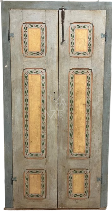 Porta doppio battente. Venezia seconda metà del diciottesimo secolo misure 219x99 cm
